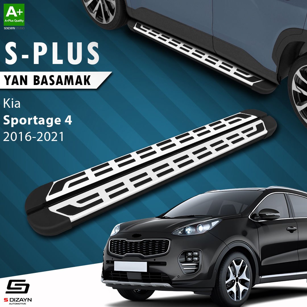S-Dizayn Kia Sportage 4 S-Plus Gri Yan Basamak 173 Cm 2016-2021