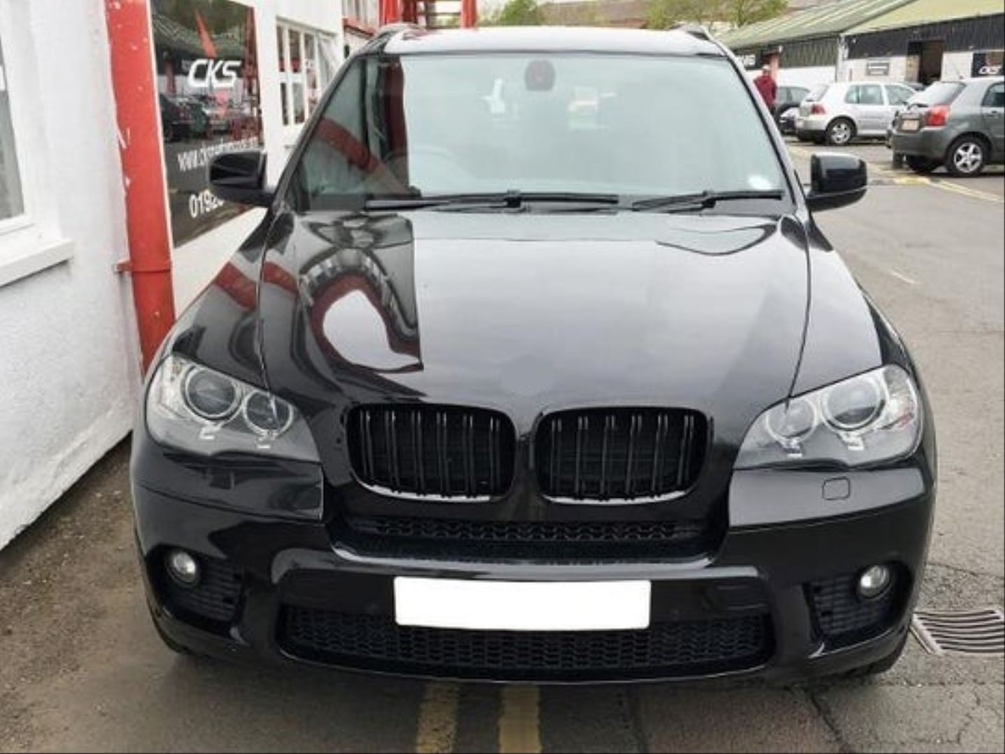 Bmw X5-X6 Uyumlu E70 (2008-2014) M Böbrek (Çift Çizgi Panjur) Piano Black