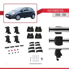 Fiat Punto Evo (199) 2009-2012 Arası ile uyumlu ACE-4 Ara Atkı Tavan Barı GRİ