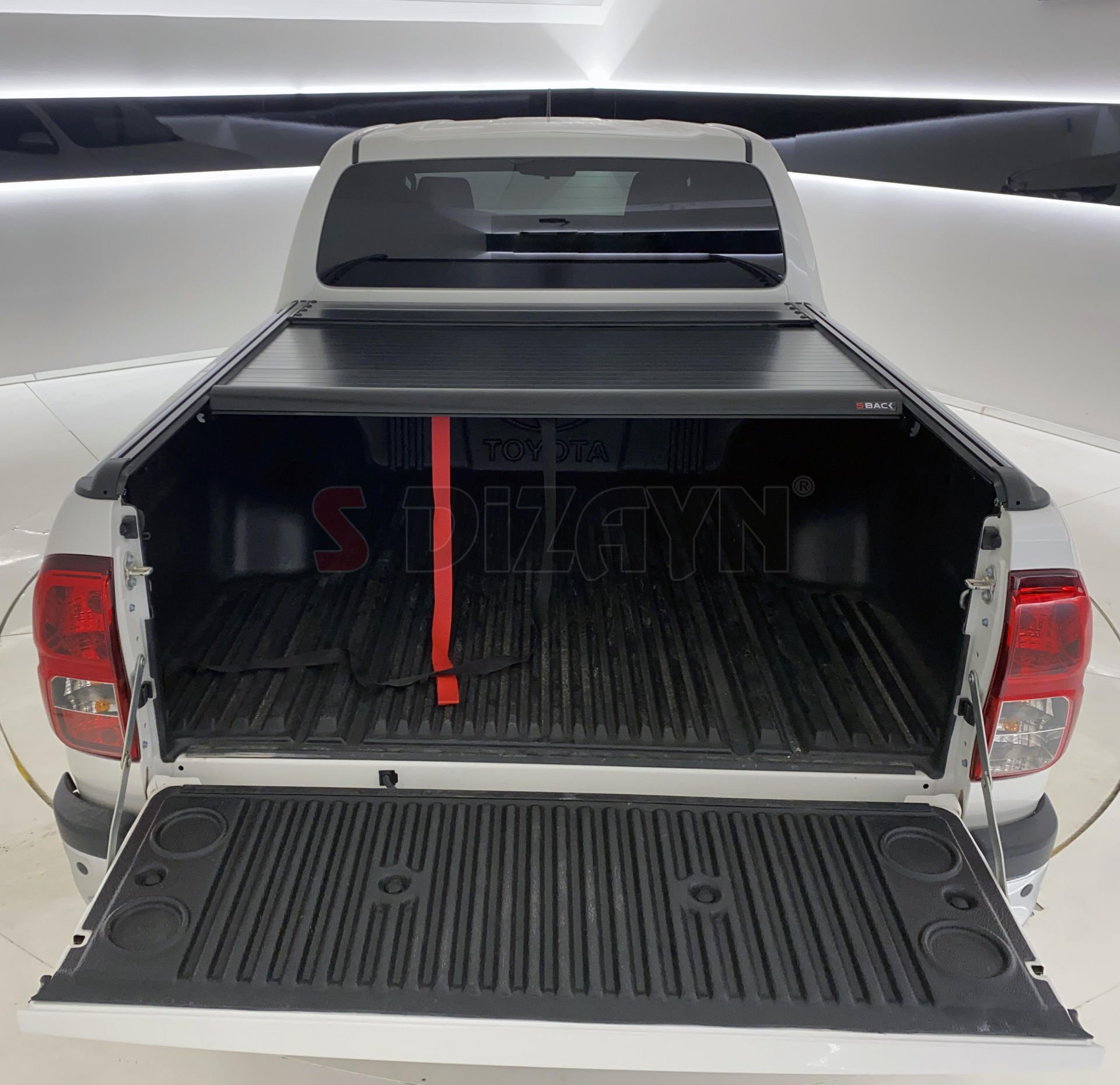 S-Dizayn Isuzu D-Max 3 S-Back Sürgülü Kapak Siyah V1 2019 Üzeri