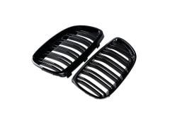 Bmw 3 Uyumlu Serisi E92 2006-2009 M3 Böbrek (Cift Cızgı Panjur) Piano Black
