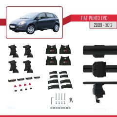 Fiat Punto Evo (199) 2009-2012 Arası ile uyumlu ACE-4 Ara Atkı Tavan Barı SİYAH