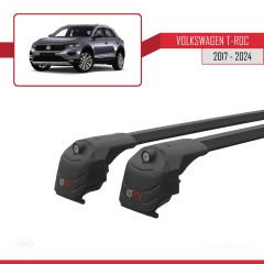 Volkswagen T-Roc 2017 ve Sonrası ile uyumlu ACE-2 Ara Atkı Tavan Barı SİYAH