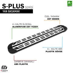 S-Dizayn Kia Stonic S-Plus Gri Yan Basamak 173 Cm 2017 Üzeri
