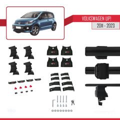 Volkswagen Up! 2011-2023 Arası ile uyumlu ACE-4 Ara Atkı Tavan Barı SİYAH