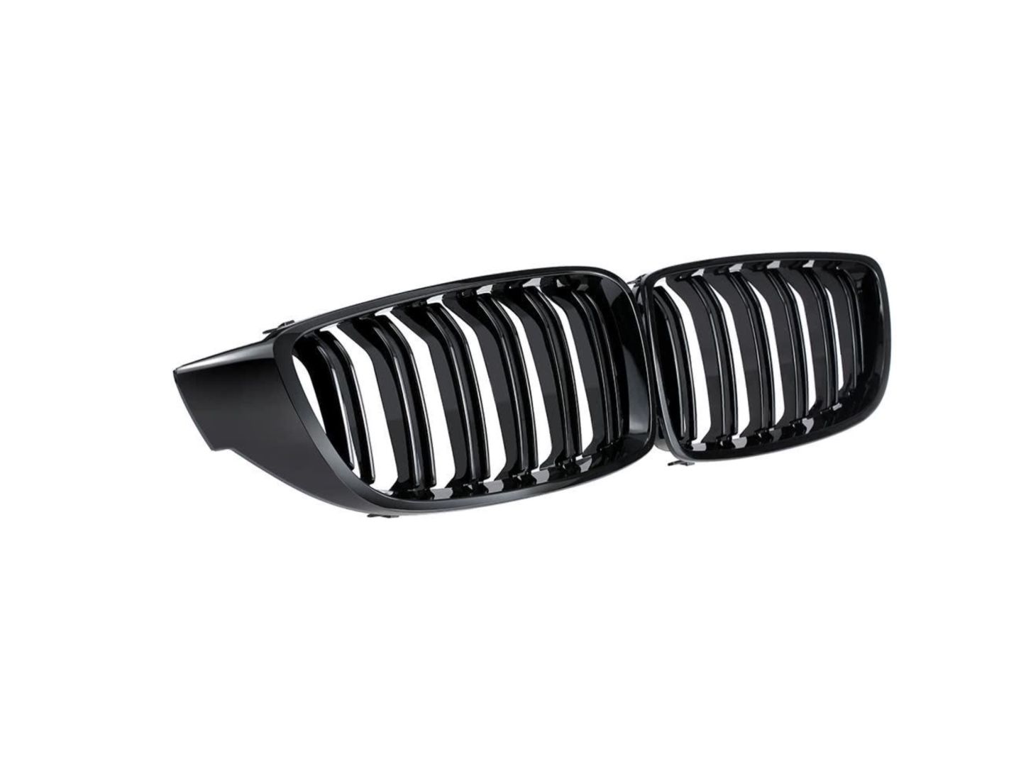 Bmw 4 Uyumlu Serisi F32 2013-2019 M4 Böbrek (Cift Cızgı Panjur) Piano Black