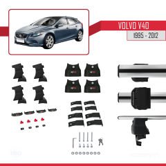 Volvo V40 1995-2012 Arası ile uyumlu ACE-4 Ara Atkı Tavan Barı GRİ
