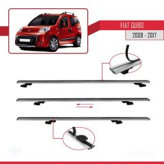 Fiat Qubo 2008-2017 Arası ile uyumlu Basic Model Ara Atkı Tavan Barı GRİ 3 ADET