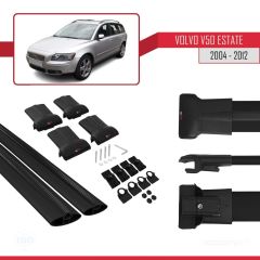 Volvo V50 2004-2012 Arası ile uyumlu Fly Model Ara Atkı Tavan Barı SİYAH
