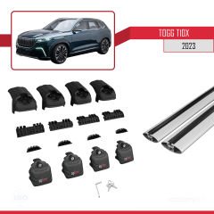 TOGG T10X 2023 ile uyumlu ACE-2 Ara Atkı Tavan Barı GRİ