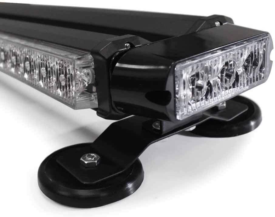Çakar lamba çift taraflı 54 led sarı-beyaz 12-24v/ LAPA526