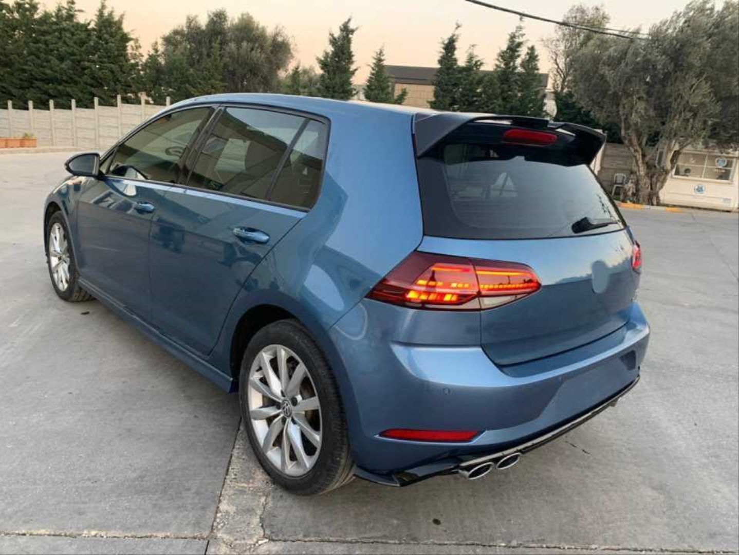 Volkswagen Golf Uyumlu 7 Mk7 2012-2018 Arka Tampon R