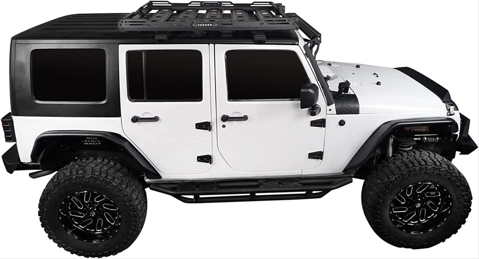 Wrangler Jk Uyumlu 2007-2017 Tavan Sepeti Ve Cam Çerçevesi (Ledli)
