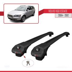 Volvo V50 Estate 2004-2012 Arası ile uyumlu ACE-1 Ara Atkı Tavan Barı SİYAH