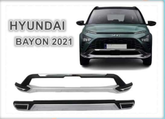 Hyundai Bayon Uyumlu 2021 Sonrası Ön Arka Tampon Koruma Difüzör Parça