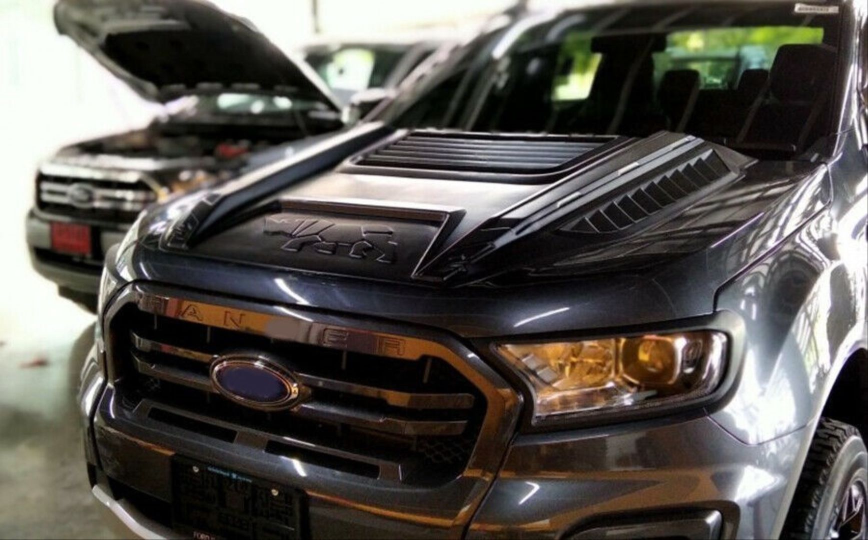 Ford Ranger Uyumlu 2012+ Kaput Üst Koruma Geniş Model
