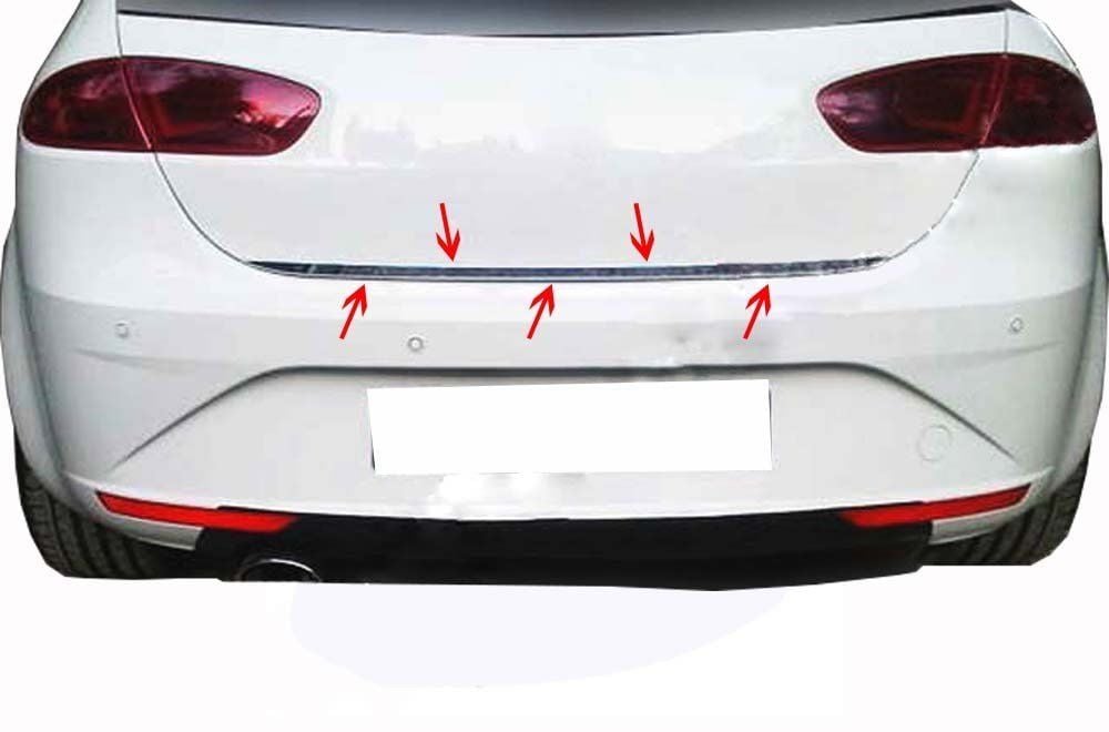 Seat Leon Uyumlu 2 Facelift Bagaj Alt Çıtası Krom 2006-2012