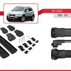 Fiat Sedici 2006-2013 Arası ile uyumlu ACE-1 Ara Atkı Tavan Barı SİYAH