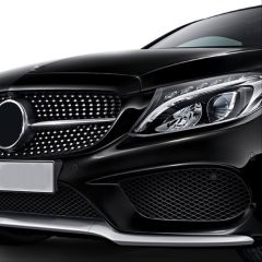 Mercedes W205 Uyumlu C Serisi 2014-2018 Diamond Panjur - Gri