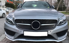 Mercedes W205 Uyumlu C Serisi 2014-2018 Diamond Panjur - Gri