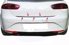 Seat Leon Uyumlu 2 Facelift Bagaj Alt Çıtası Krom 2010-2012