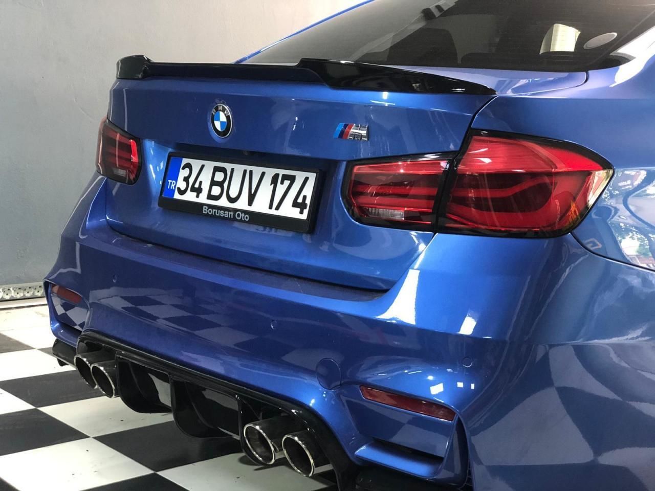 Bmw F30 Uyumlu - F80 Vorsteiner Difüzör Orta Parçası