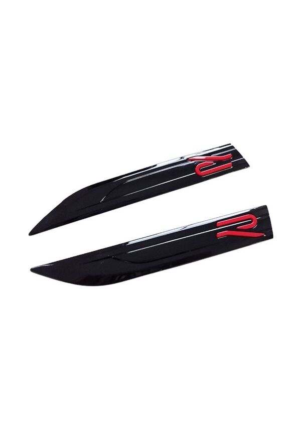 R çamurluk arması 2'li kırmızı / YACI182-1