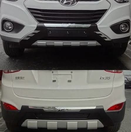 Hyundai Ix35 Uyumlu 2010 Sonrası Ön Arka Tampon Koruma Difüzör Parça