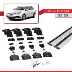 Toyota Auris TOURING SPORTS (E180) 2012-2018 Arası ile uyumlu ACE-2 Ara Atkı Tavan Barı GRİ