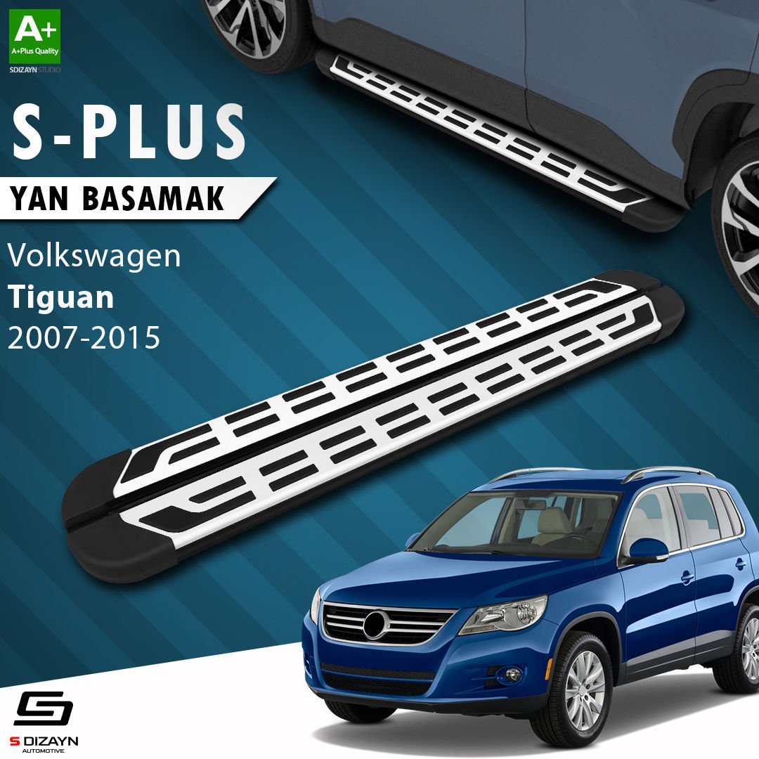 S-Dizayn VW Tiguan S-Plus Gri Yan Basamak 173 Cm 2007-2015