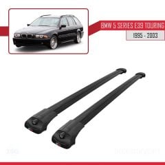 BMW 5 Serisi ESTATE - TOURING (E39) 1995-2003 Arası ile uyumlu ACE-1 Ara Atkı Tavan Barı SİYAH