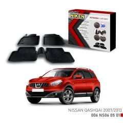 Nissan Qashqai 2007-2013 için Uyumlu 3D Paspas