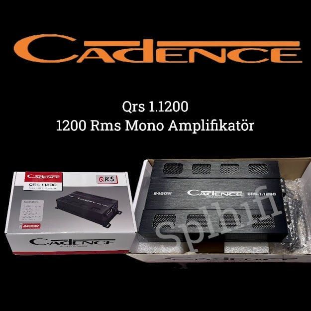 Cadence Qrs Uyumlu 11200 D-Class Mono Amplifikatör