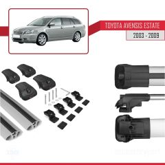Toyota Avensis SW 2003-2009 Arası ile uyumlu ACE-1 Ara Atkı Tavan Barı GRİ