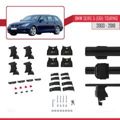 BMW Serie 5 (E61) Touring 2003-2010 Arası ile uyumlu ACE-4 Ara Atkı Tavan Barı SİYAH
