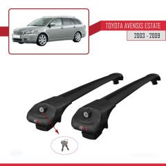 Toyota Avensis SW 2003-2009 Arası ile uyumlu ACE-1 Ara Atkı Tavan Barı SİYAH
