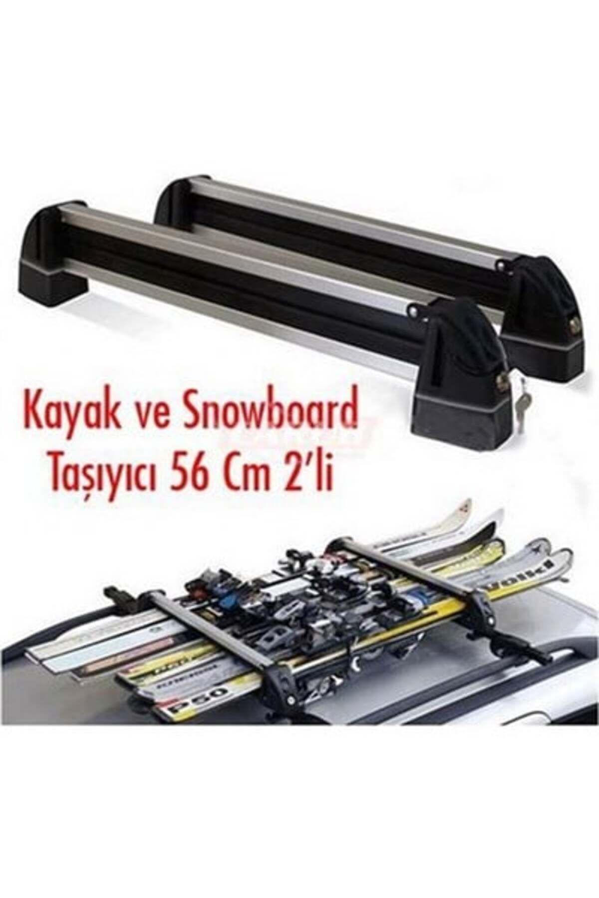 Kilitli Snowboard/kayak Bagajı 56 Cm 2'li