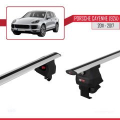 Porsche Cayenne (92A) 2011-2017 Arası ile uyumlu ACE-4 Ara Atkı Tavan Barı GRİ