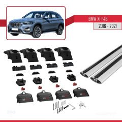 BMW X1 F48 2016-2022 Arası ile uyumlu ACE-2 Ara Atkı Tavan Barı GRİ
