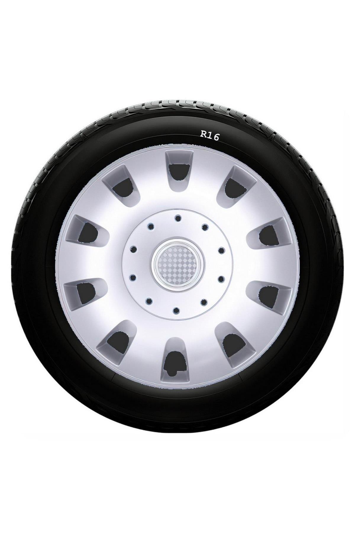 Seat Uyumlu 16 Inç Kırılmaz SKS Jant Kapağı 1 Takım 4 Adet No:401