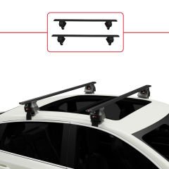 Porsche Cayenne (PO536) 2018 ve Sonrası ile uyumlu ACE-4 Ara Atkı Tavan Barı SİYAH
