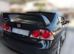 Honda Civic Uyumlu Spoiler 3 Parça Mugen Spoiler 2006-2012 Boyalı Parça