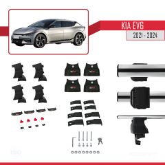 Kia Ev6 2021 ve Sonrası ile uyumlu ACE-4 Ara Atkı Tavan Barı GRİ