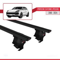 Porsche Cayenne (PO536) 2018 ve Sonrası ile uyumlu ACE-4 Ara Atkı Tavan Barı SİYAH