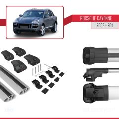 Porsche Cayenne 2003-2011 Arası ile uyumlu ACE-1 Ara Atkı Tavan Barı GRİ