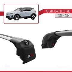 Volvo XC40 (Elektrikli) 2020 ve Sonrası ile uyumlu ACE-2 Ara Atkı Tavan Barı GRİ