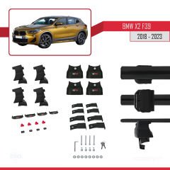 BMW X2 (F39) 2018 ve Sonrası ile uyumlu ACE-4 Ara Atkı Tavan Barı SİYAH
