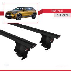 BMW X2 (F39) 2018 ve Sonrası ile uyumlu ACE-4 Ara Atkı Tavan Barı SİYAH