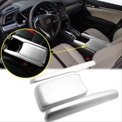 Honda Civic Uyumlu Fc5 Kol Dayama 3 Parça - Silver
