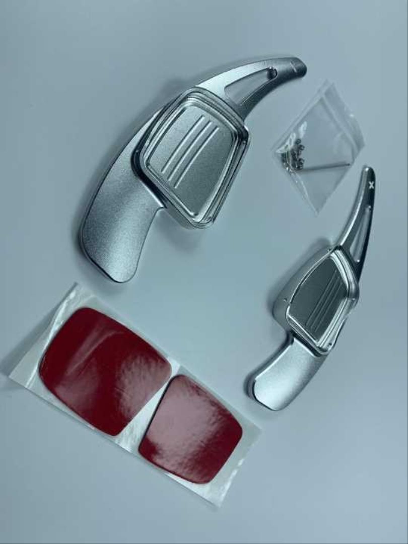 Audi A3 Uyumlu 2017+ A4 2017+ Audi A5 2017+ Paddle Shift - Silver (F1 Vites Kulakçık)